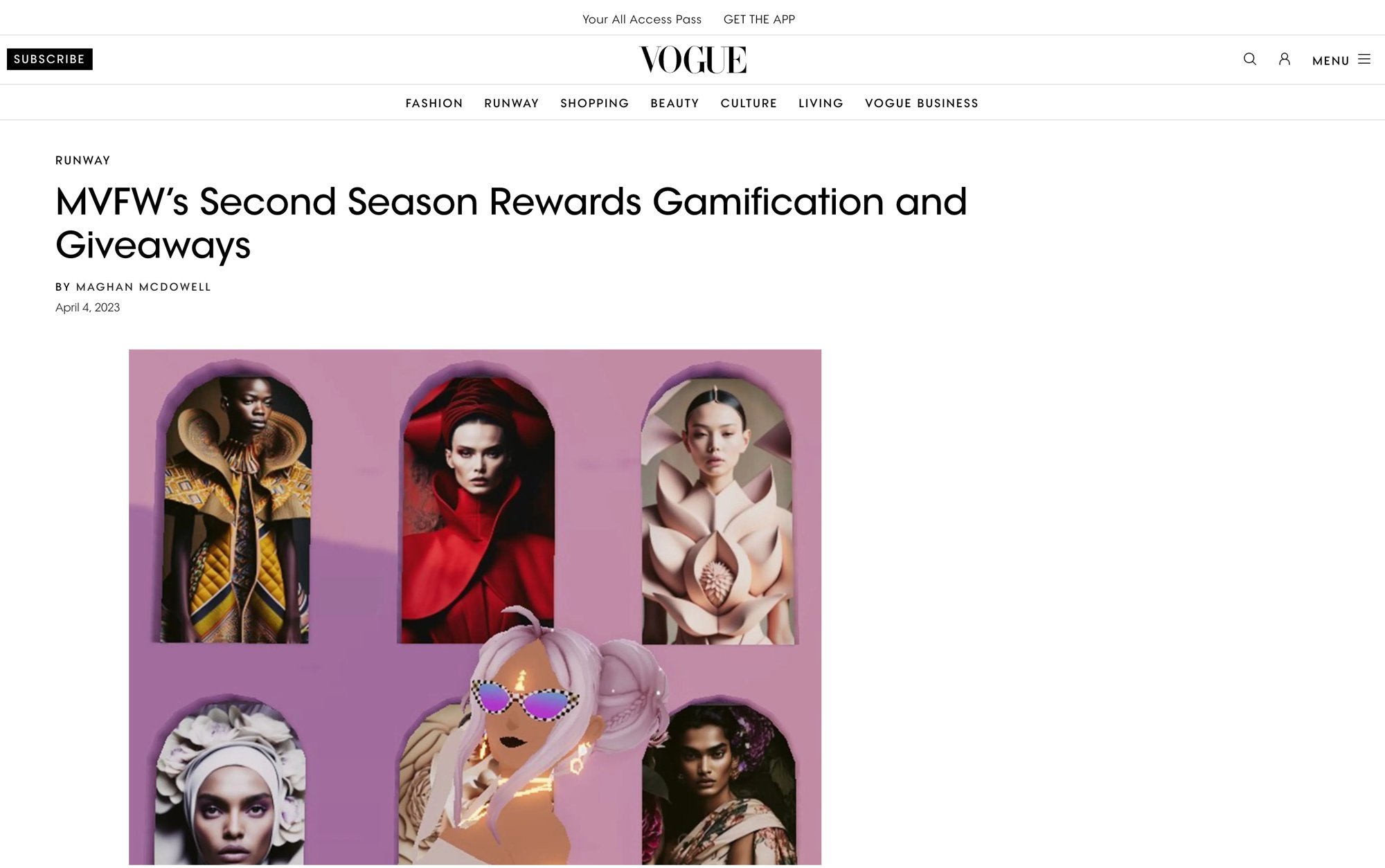 Vogue: MVFW’s Second Season Rewards Gamification and Giveaways