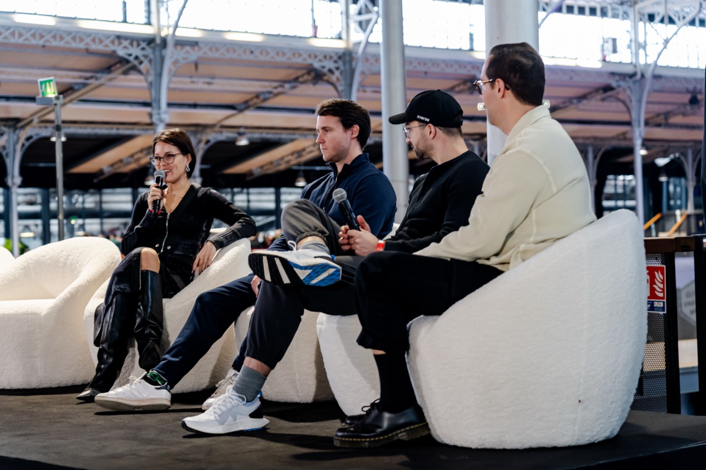 Alisa Zhur on a panel